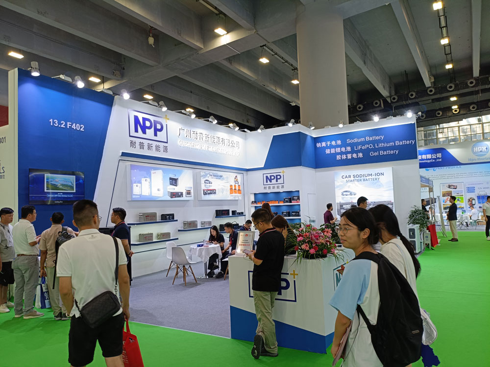 廣州耐普新能源有限公司展臺搭建現(xiàn)場效果