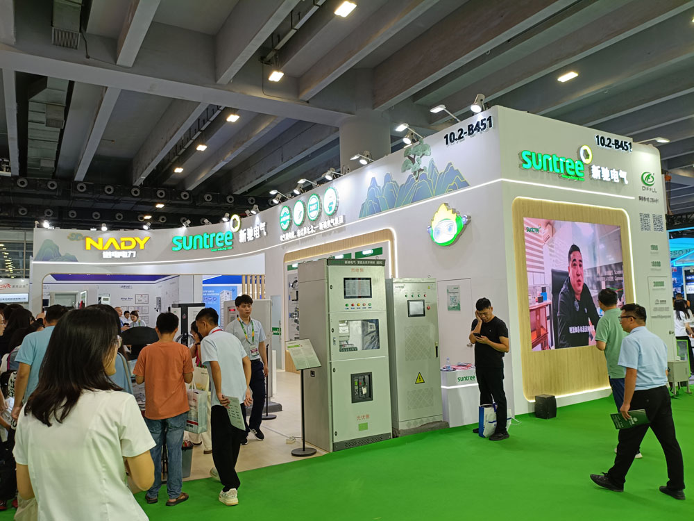 新馳電氣展臺搭建現場效果