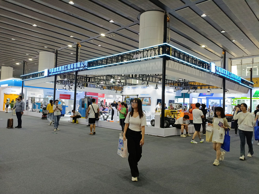 中國建筑第四工程局有限公司展臺現(xiàn)場效果