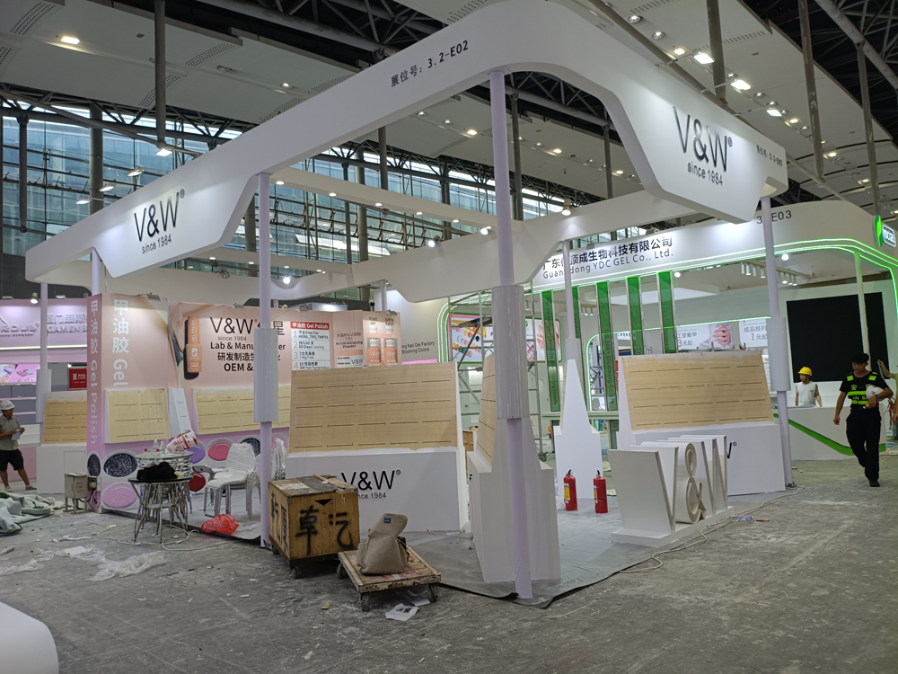 V&W優(yōu)星展臺(tái)搭建第二天現(xiàn)場(chǎng)效果