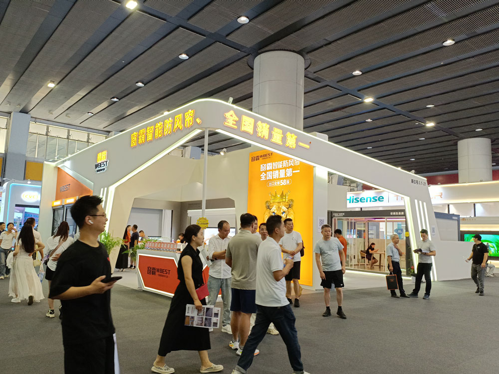 窗霸智能防風簾展臺