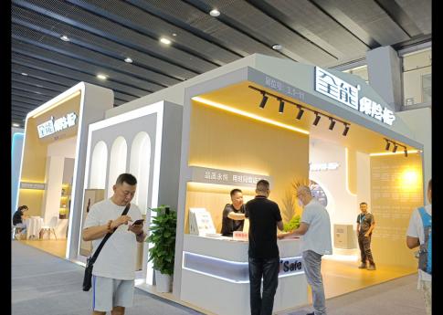2025年7月廣州建博會全能保險柜展臺現場效果