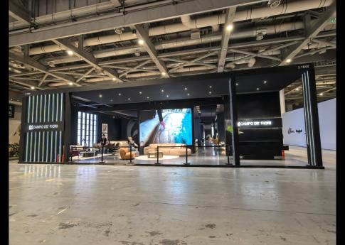 2025年9月上海國際家具博覽會2800平方展臺搭建完工