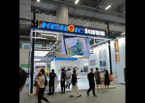2025年5月廣州物流裝備技術展科捷智能展臺現場效果