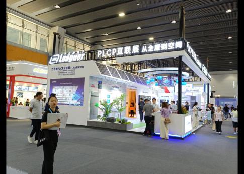 2025年7月廣州建博會力合微電子展臺現場效果