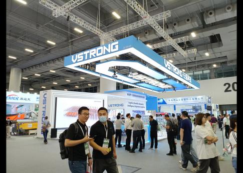 2025年5月廣州物流裝備技術展伍強科技展臺現場效果