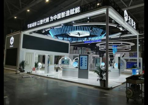 2025年4月深圳橡塑展展臺搭建基本完工