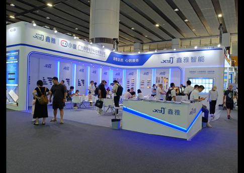 2025年7月廣州建博會廣州鑫雅電子科技有限公司展臺現場效果