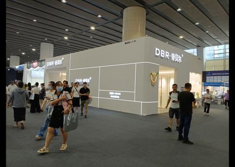 2025年7月廣州建博會帝貝爾展臺現場效果