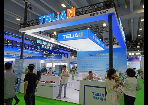 2025年8月廣州光伏太陽能展東莞市特聯電子有限公司展臺搭建現場效果